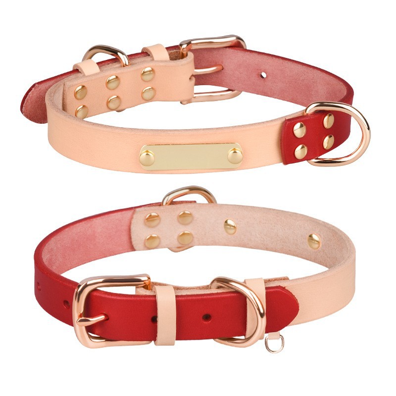 Personalized Leather Dog Collars high quality